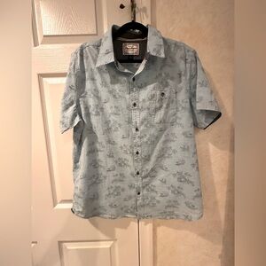 Flag & Anthem button down shirt